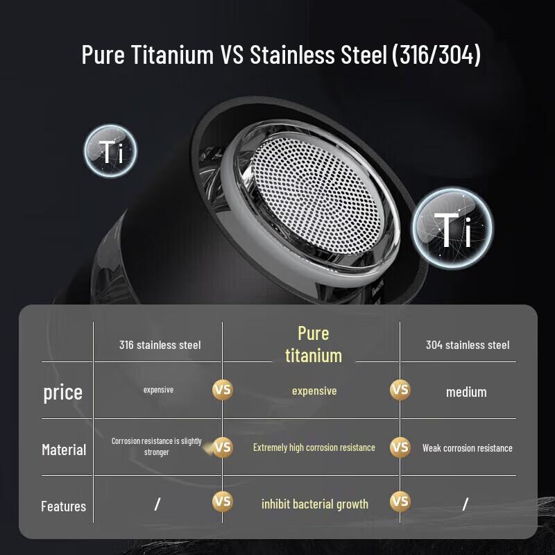 TOMIC Men's 316 Stainless Steel Tea Infuser Thermos