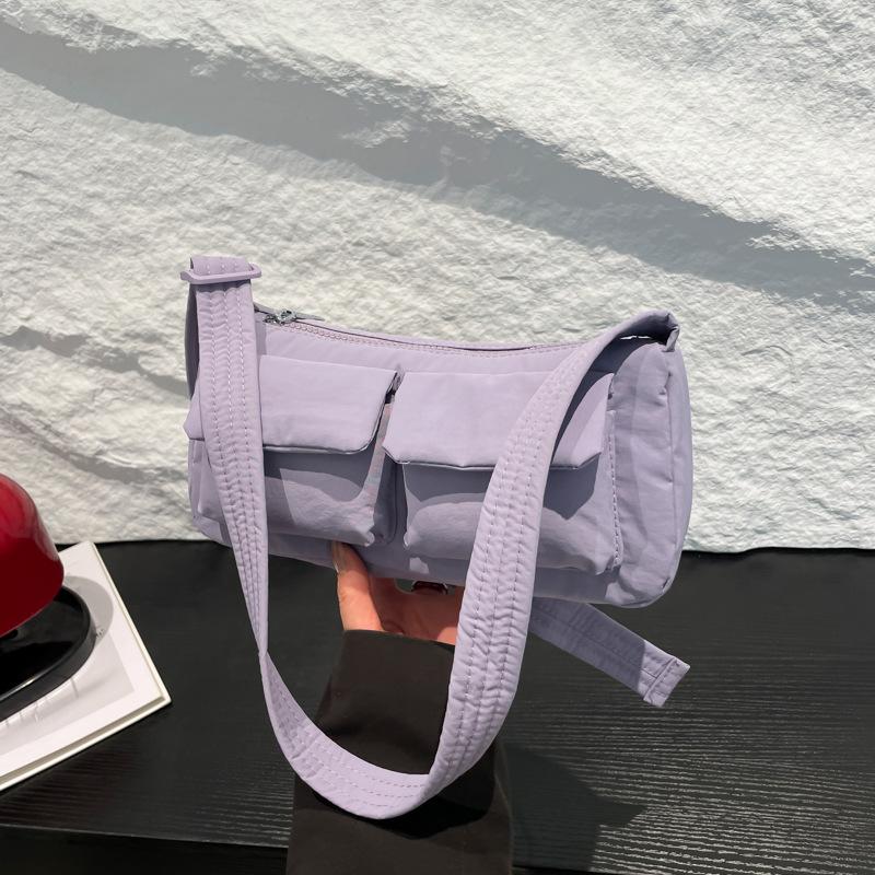 Fashion Niche Motorcycle Bag Summer New Versatile Shoulder Crossbody Bag for Women Lightweight Outdoor Casual Shoulder Bag