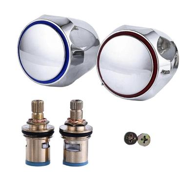 Ensemble de remplacement pour robinet de salle de bain moderne avec robinetterie eau chaude/eau froide, kit de conversion pour robinet de baignoire, poignée confortable