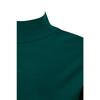 Pulover de tricotaje verde închis cu guler ridicat Tctaw24ak00007