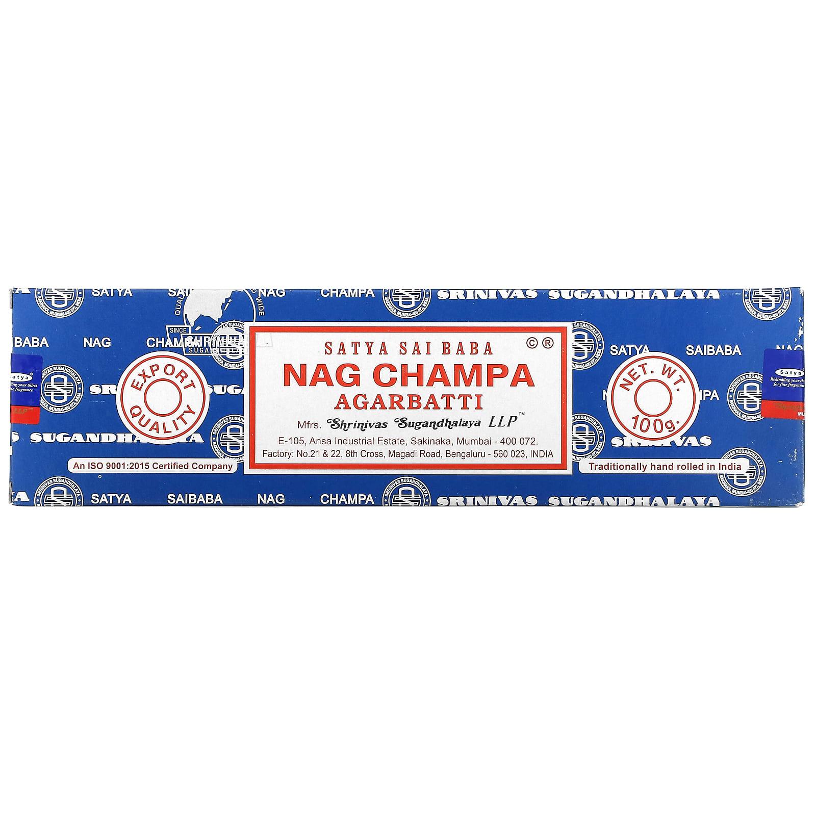 

Satya, Nag Champa, Agarbatti Incense Sticks, 100G