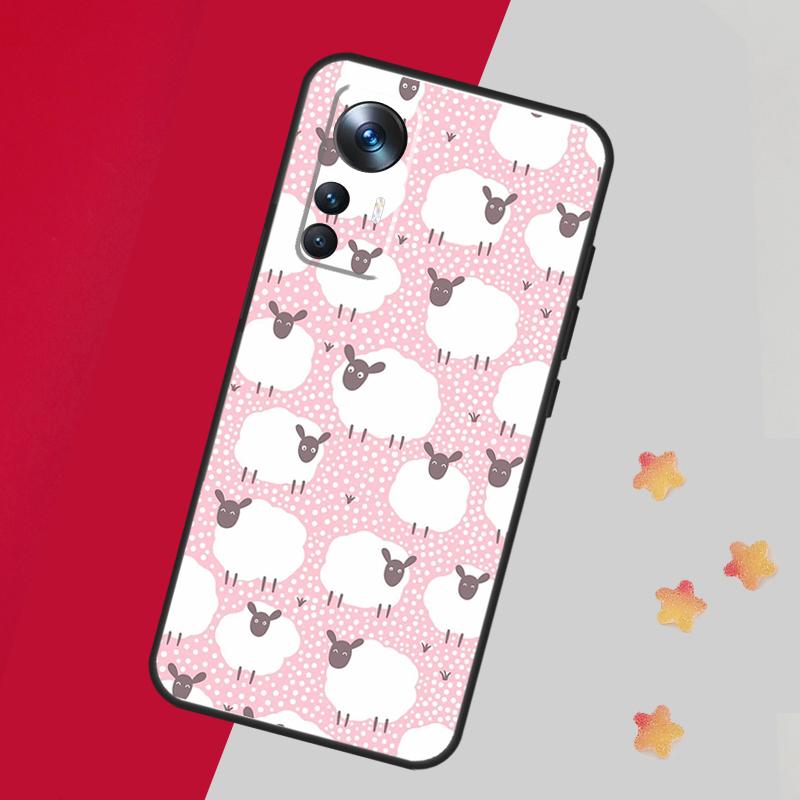 Cute Sheep Case For Xiaomi 14T Pro 11T 12T 13T 13 14 15 Ultra Cover For POCO F7 F6 F5 X3 X5 X6 X7 Pro