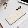 For Samsung Galaxy A16 5G/4G Case Small Flower Pattern Printing Straight Edge TPU Phone Back Cover