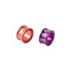 50pcs 4/4.7/5/6/7mm Aluminum Bird Foot Ring Tag Training Behaviour Tool Mixed Colors Outdoor Flying Training Race Identification