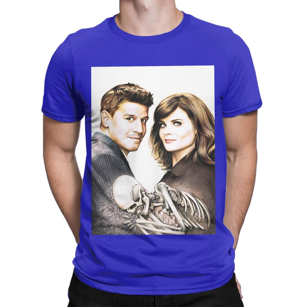 Temperance and Seeley Bones and Booth Graphic 100 Cotton TShirt Temperance and Seeley Bones Tops Tees For Unisex