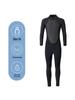 Women's 3mm Winter Wetsuit: One-Piece Snorkeling, Jellyfish & Sun Protection, Warm Surfing Swimsuit
