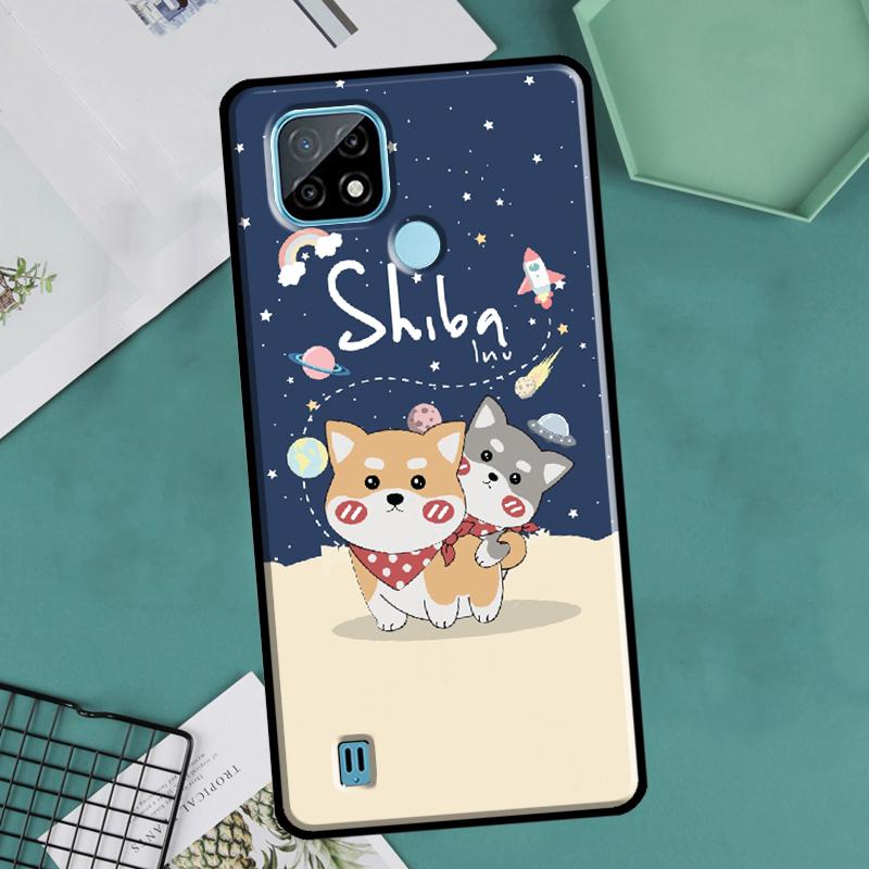 Cute Shiba Inu For OnePlus 10 Pro 9 Pro 8T 9R Nord2 Case For Realme 9 8 Pro 8i 9i C35 GT Neo 2 3 Master