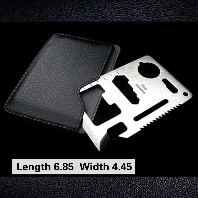 Pocket Tool Multifunction Credit Edc Outdoor Bottle Survive Gear Card Multi Multipurpose Gadget Camping Opener Wallet Kit