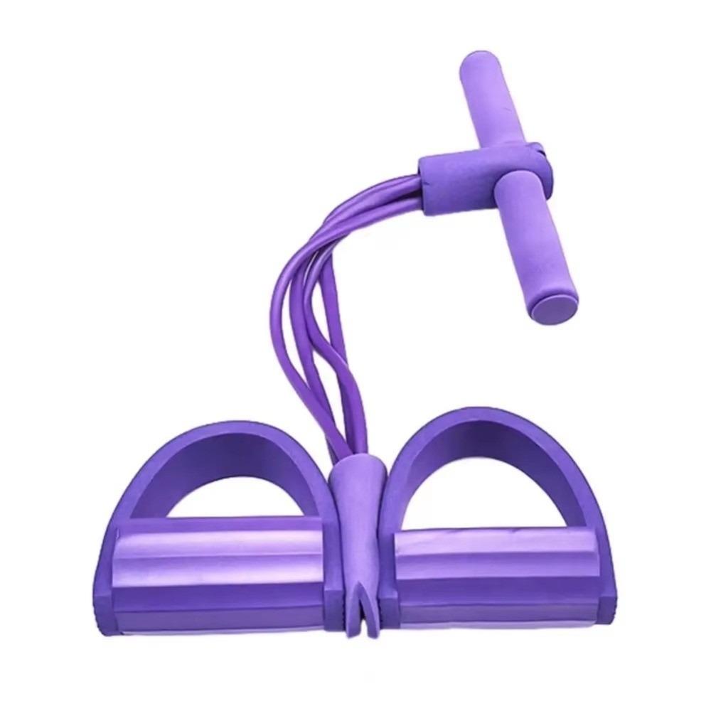 With Foam Resistance Bands Four-Tube Pedal Tensioner Yoga Elastic Band  Fitness Equipment