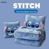 Stitch Dual-Use Car Travel Pillow Blanket