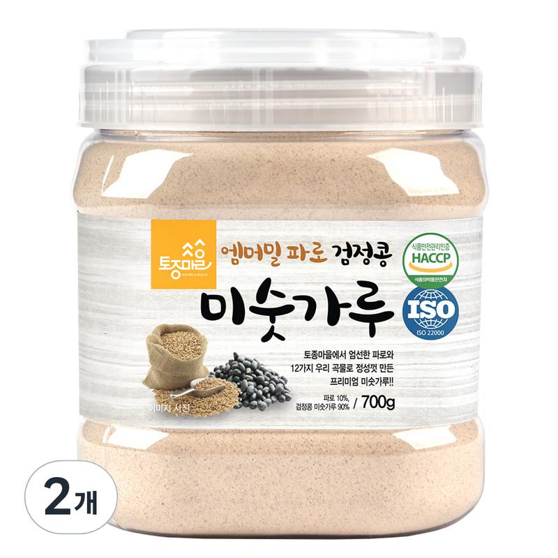 Tojong Village Emmermill Farro Black Bean Rice Flour, 700g, 2 pieces