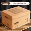 Heavy-Duty Foldable Corrugated Archive Storage Boxes