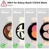SPGUARD 4 Pack for Samsung Galaxy Watch 7 Screen Protector 40mm Tempered Glass Clear Film Anti Scratch Bubble Free Compatible with Galaxy Watch