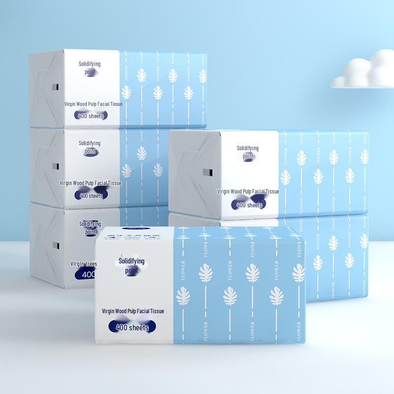 Tissue Box: 30 Large Packs, 400 Sheets Each - Suitable for Household and Baby Use