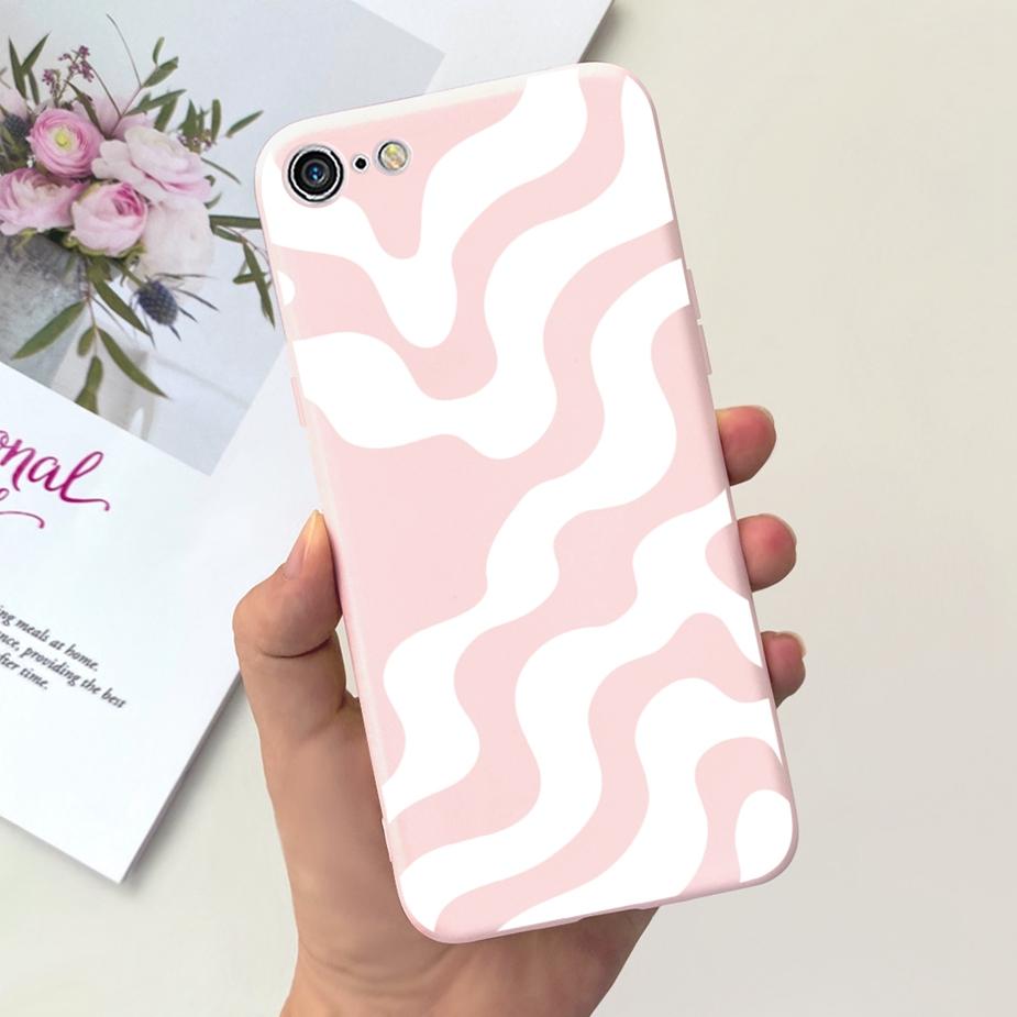 For Apple iPhone 7 8 Plus Case Cute Fashion Painted Back Cover Soft Silicone Phone Case For iPhone 8 Plus iPhone7 iPhone8 Bumper