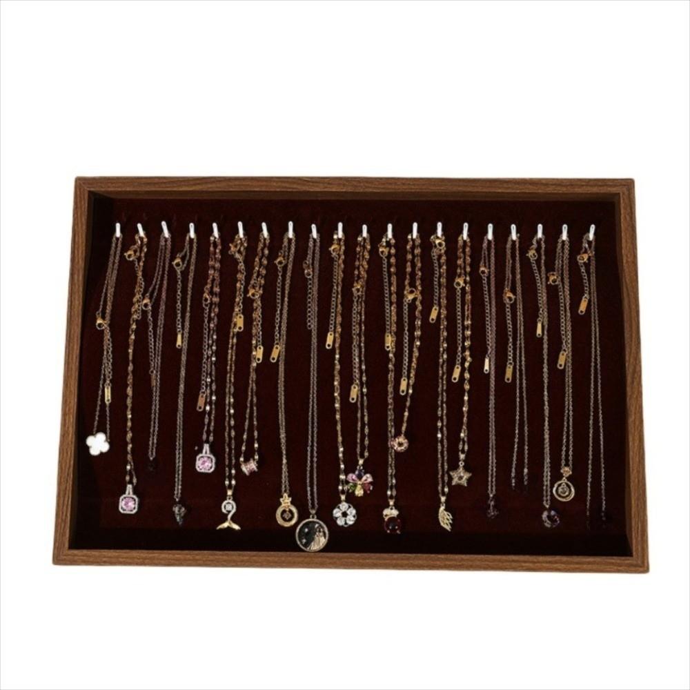 Mehrfachfächer Schmuck Präsentations Tablett Stapelbare Schmuckschubladeneinsätze Kommode