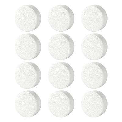 12Pcs 3Inch Round Foam Sheets White Polystyrene Disks For Children Adult Painting Cutting And School Art Craft Project