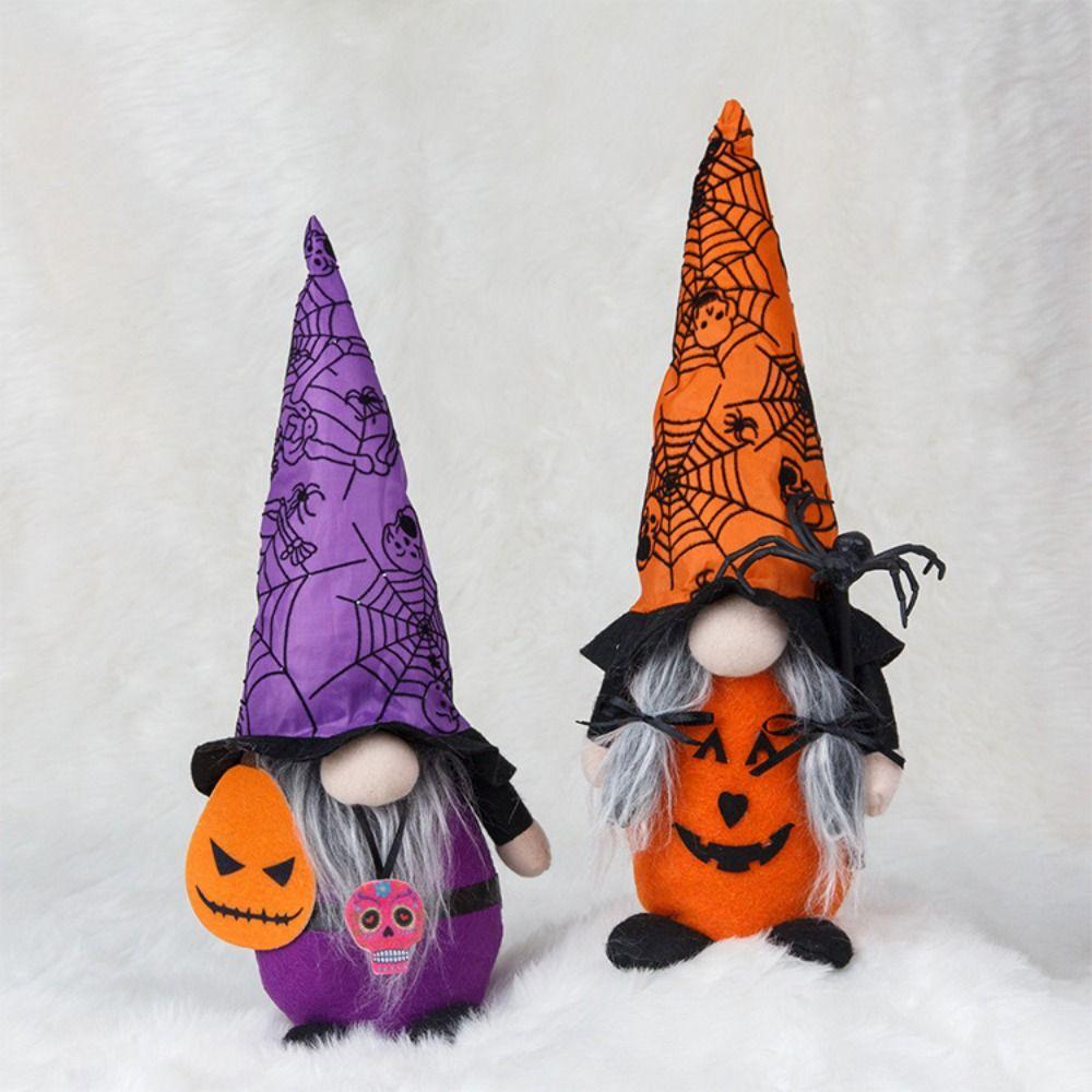 Portable Faceless Doll Cute Dwarf Plush Doll Funny Halloween Gnomes Doll  Festival