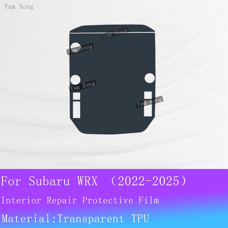For Subaru WRX Auto Full Set Interior Film Dashboard Transparent TPU Protective Film Navigation Screen Repair Anti-Scratch Film