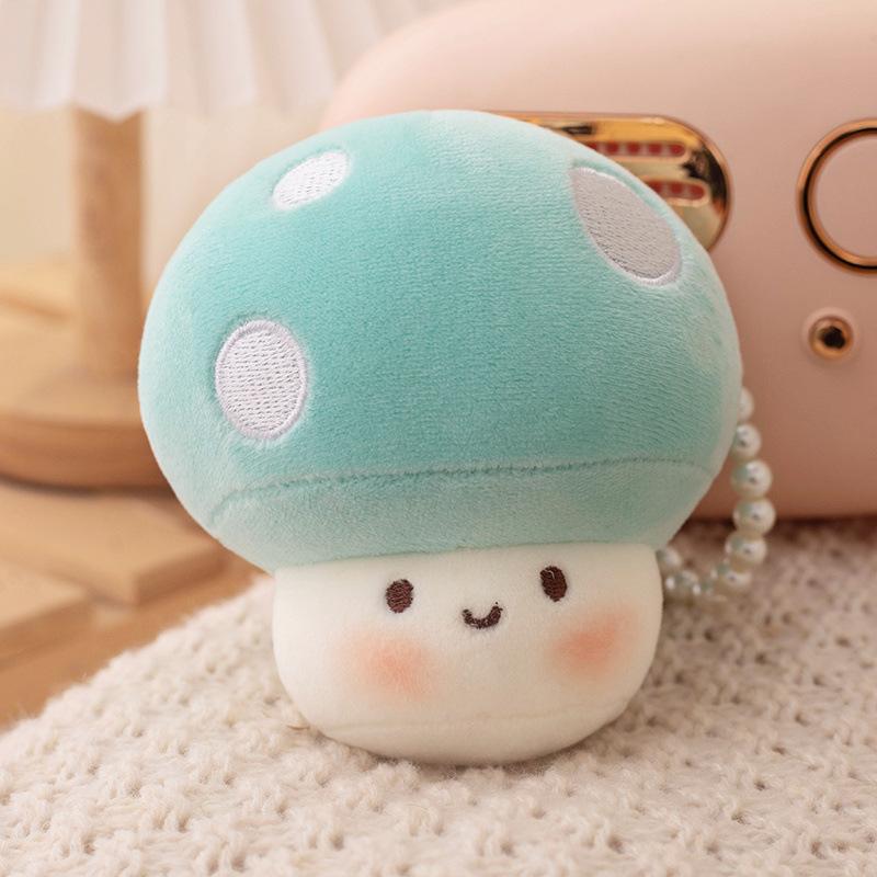 Simulated Mushroom Ornaments Creative Plush Toys Dolls Children's Cute Small Hanging Ornaments Girls Decoration Gifts