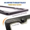 Aootf Carbon Fiber License Plate Frame- Handcrafted of 100% Real Carbon Fiber Cloth Wrap Stainless Steel Frame | Rustproof License Plate Screws with