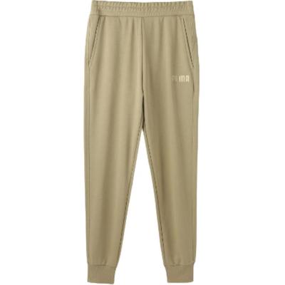 Modern Basics Pants Tr Cl Solid Color Elastic Cuff Logo Embroidery Sports Mid Waist Casual Pants Men Pants Light-Khaki 846420-42