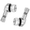 Wysokowydajny aluminiowy zawór CNC 11,3 mm 90 stopni do opony motocyklowej Zoptymalizowane utrzymywanie powietrza i wsparcie