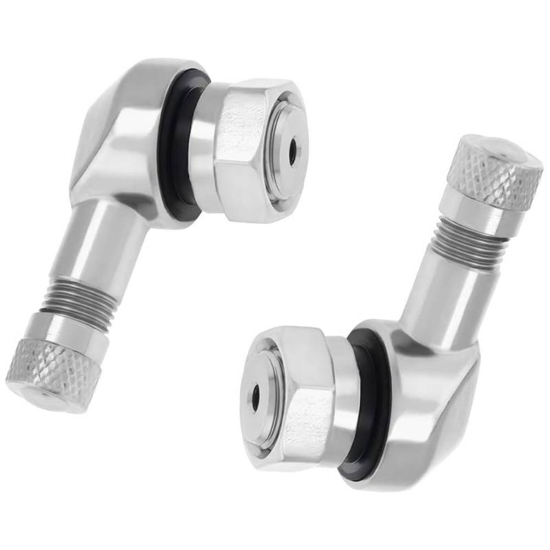 Wysokowydajny aluminiowy zawór CNC 11,3 mm 90 stopni do opony motocyklowej Zoptymalizowane utrzymywanie powietrza i wsparcie