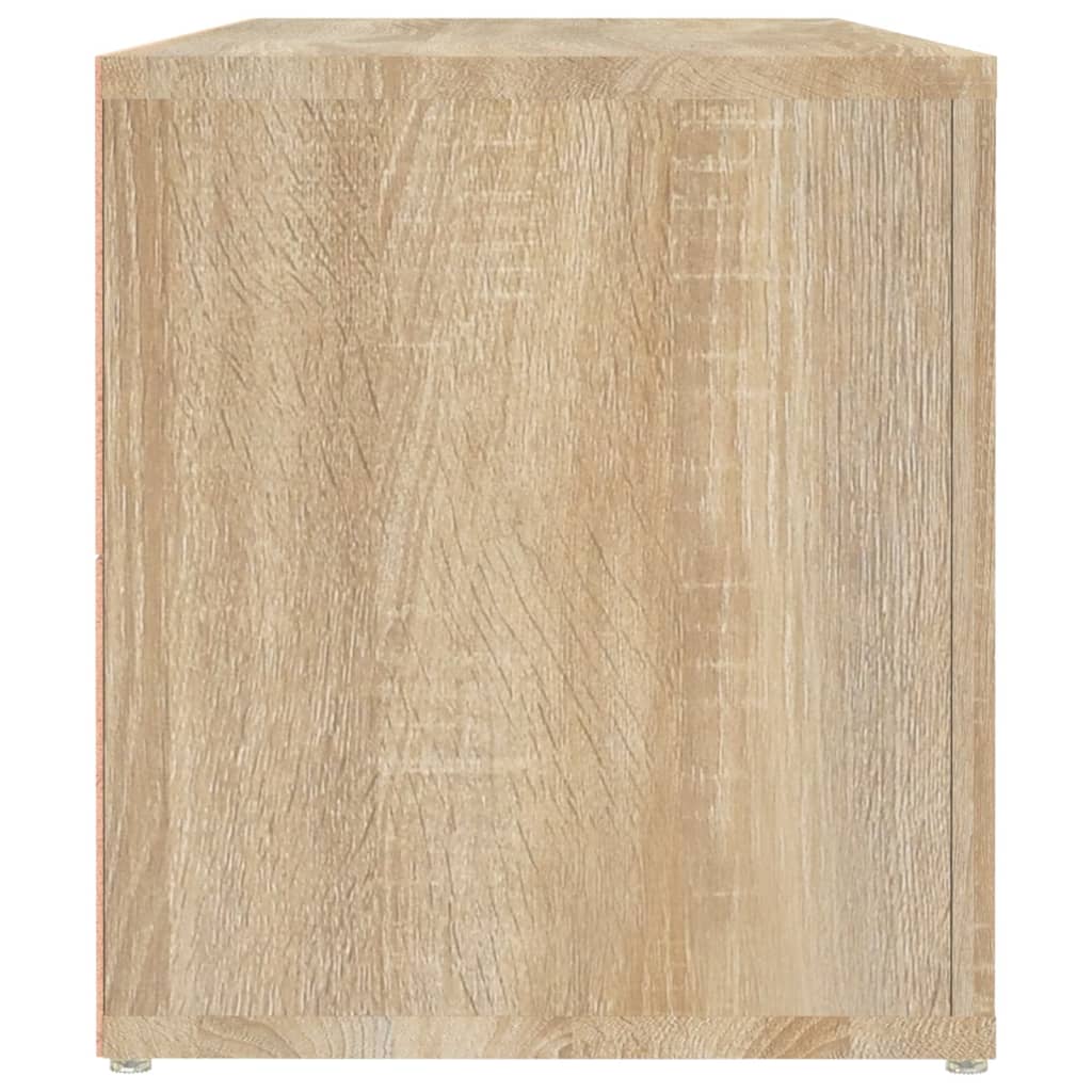 TV Cabinet In Sonoma Oak Finish 100 X 31.5 X 35 Cm Particleboard