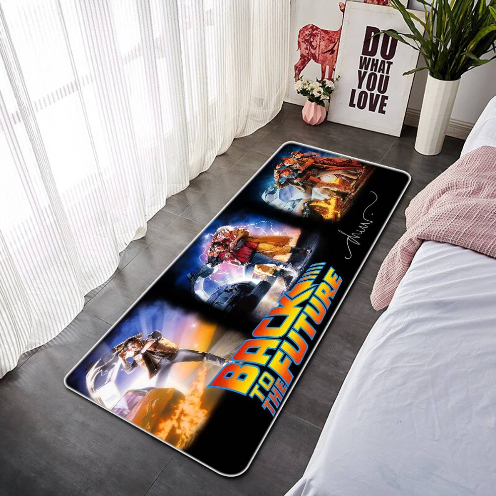 Back To The Future Floor Mat Entrance Doormat Bath Mats Non-slip Mat Carpets Entrance Of House Custom Kitchen Foot Mat Cute Rug