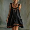 Women’s Sleeveless Mini Dress Casual Loose Fit Retro Style Sundresses for Women Summer Dresses for Women Maxi Dresses for Women Boho Dresses for Women