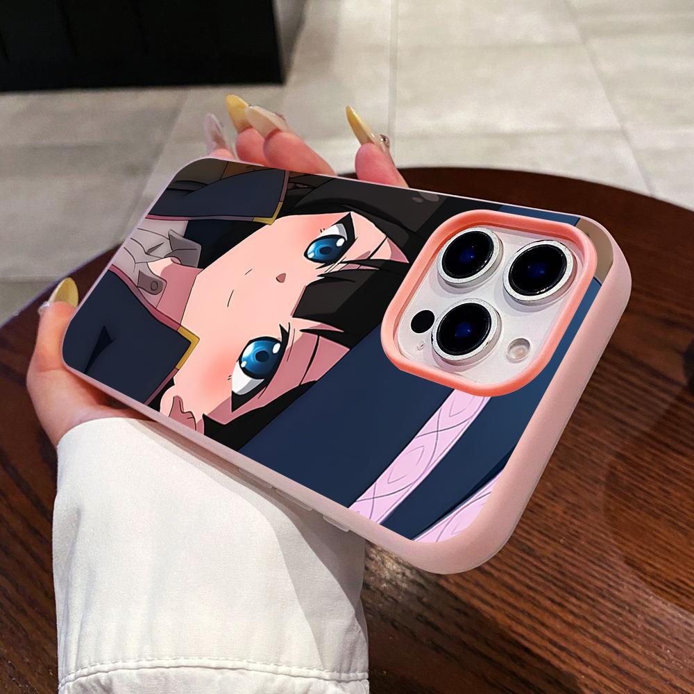 Wandering Witch Saya Phone Case for iPhone 17 16 15 14 13 12 11 Air Pro Max Plus Jelly Double layer Pink Cover