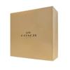 COACH Cow Leather , Alloy Leather Belts Men's Black Width 3.5cm (Unisex) Leather Belts 91305 QBLVW