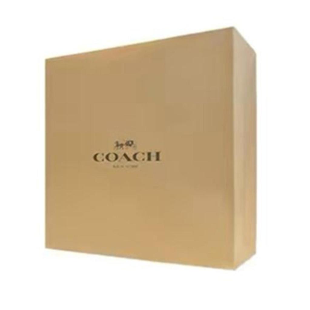 COACH Cow Leather , Alloy Leather Belts Men's Black Width 3.5cm (Unisex) Leather Belts 91305 QBLVW