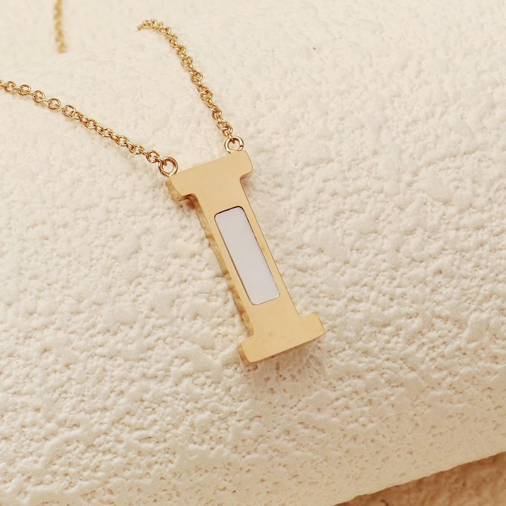 English Letter English Letter Necklace Combination Name Couple Clavicle Chain  Unisex