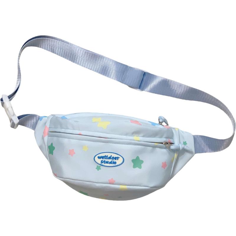 Cute women's messenger bag design sense niche shoulder small backpack high value sports chest bag waist bag women