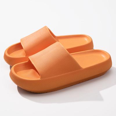 Unisex Thick Sole Cloud Slides Soft EVA Non-Slip Pillow Slippers for Home Bathroom and Outdoor