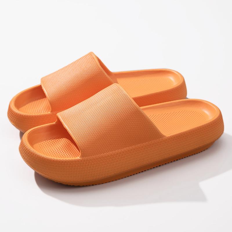 CM Thick-soled Slippers Female Couple Bathing and Stepping On Shit Feeling Non-slip Household Outdoor Male Drag Batch