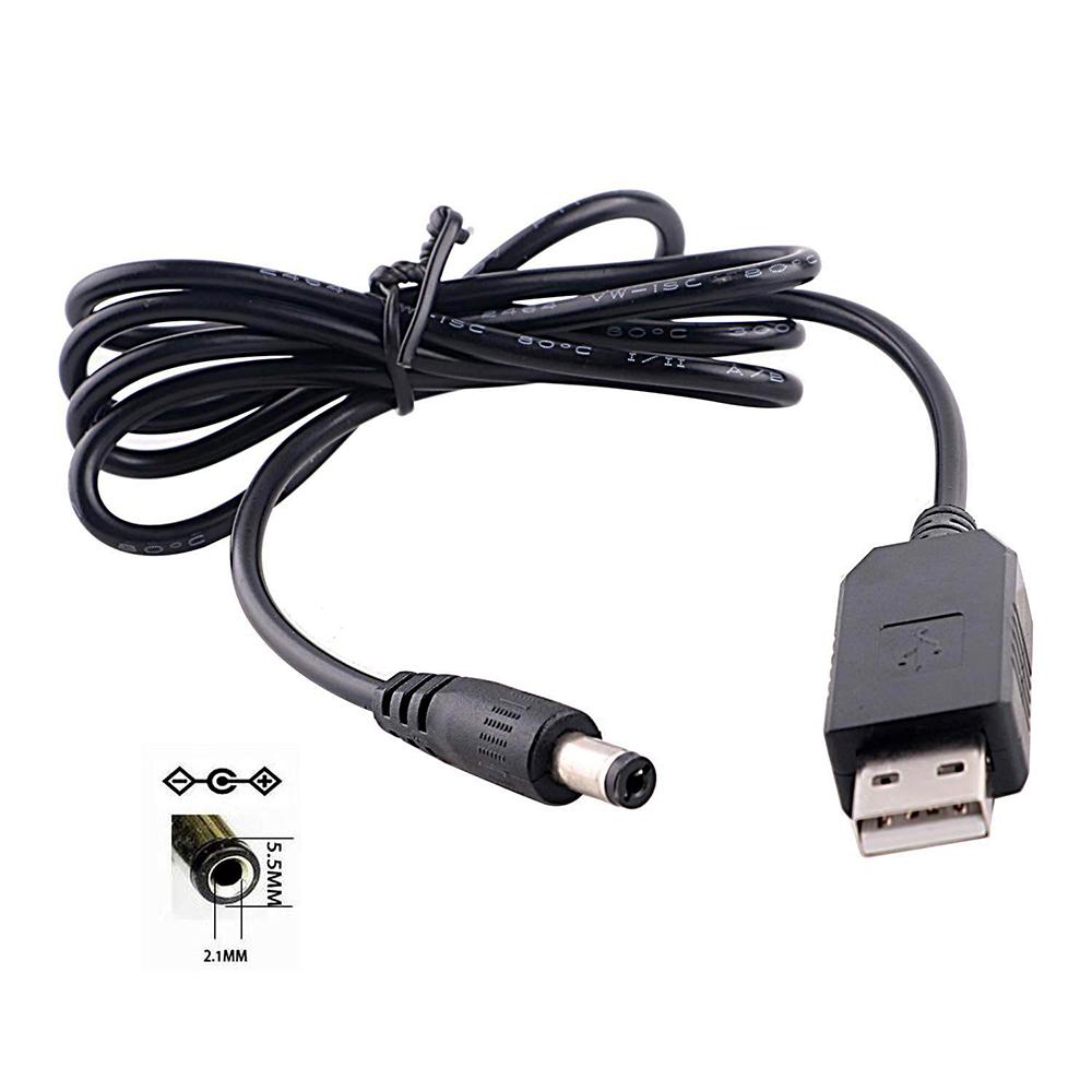 USB To DC 5V/9V/12V Step Up Converter Cable Multi-Function Voltage Conversion Cord with 8 Adapter Plugs
