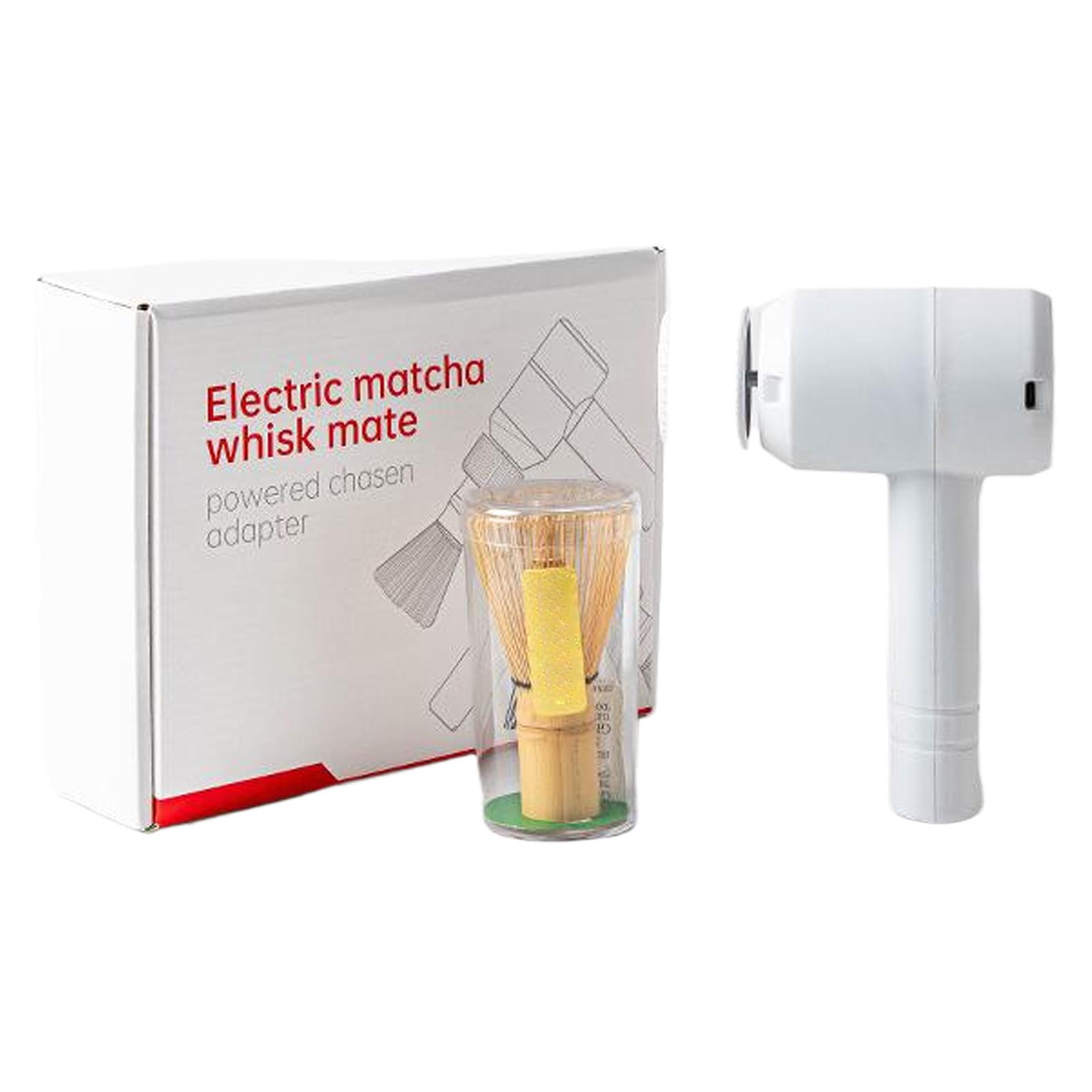 Новый набор электрического венчика для матча - Перезаряжаемый ручной миксер с венчиком и подставкой Электрический ручной миксер для любителей чая матча