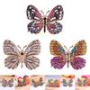 Butterfly Brooch Pin Gold Women Dress Wedding Bridal Brooch Pin