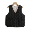 Down Cotton Vest Women's Inner Wear Autumn and Winter New Slim-fit Bottom Inner Wear Vest Medium Thin Warm Vest Vest