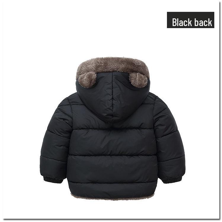 New Lambswool Cotton-Padded Jacket for Boys and Girls - Warm and Thickened Outerwear for Children