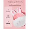 Mini Gel Nail Lamp - Adorable Rabbit Design, Quick-Drying, LED Gel, Won't Darken Hands, Perfect for Home Use