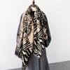 Leopard Print Scarf Thick Warm Fashion Double-sided Shawl Autumn Winter Scarves Bandana Wrap Neck Scarf Women Luxury Cachecol