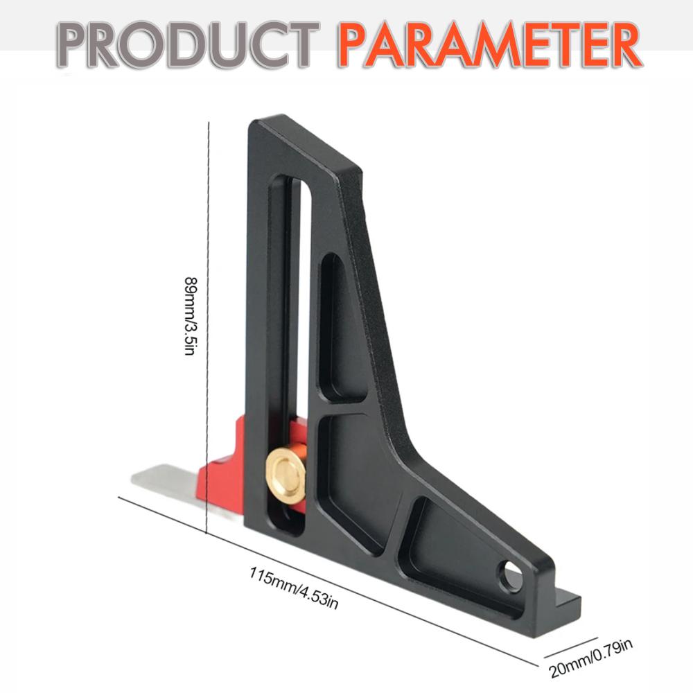 Height Gauge Depth Measuring Instrument Ruler Trimming Machine Saw Table Adjustment Woodworking Tools DIY