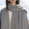 ELLE French Style Scarf Collar Casual Versatile Comfortable Long Sleeve Woolen Cardigan Coat Women coats L8WFM638