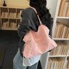 Star Print Tote Bag for Women Fashion Handbag with Star Charm Drawstring Detail