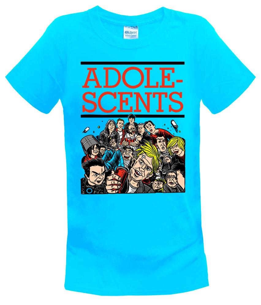Adolescents T Shirt By Brian Walsby Official Punk Hardcore Limited To 300 Unisex T-Shirt Graphic Tee