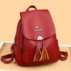 Schoolbag this year popular backpack women fashion simple middle-aged mother backpack outdoor leisure travel fringed backpack